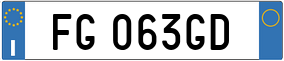 Truck License Plate